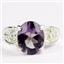 925 Sterling Silver Ladies Ring, Amethyst, SR369