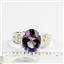 925 Sterling Silver Ladies Ring, Amethyst, SR369