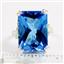 Sterling Silver Ladies Ring, 18x13mm Swiss Blue Topaz, SR039