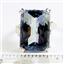 Sterling Silver Ladies Ring, 18x13mm Neptunes Garden Topaz, SR039