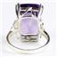 Sterling Silver Ladies Ring, 18x13mm Amethyst, SR039