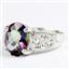 Mystic Fire Topaz, 925 Sterling Silver Ladies Ring, SR369