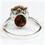 Created Red Brown Opal, 925 Sterling Silver Ladies Ring, SR055
