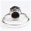 Created Black Opal, 925 Sterling Silver Ladies Ring, SR055