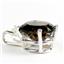 925 Sterling Silver Pendant, Smoky Quartz, SP022