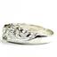 925 Sterling Silver Men's Nugget Ring, Green Amethyst, SR368