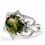 SR367, Created Black Opal, 925 Sterling Silver Ladies Ring