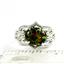 SR367, Created Black Opal, 925 Sterling Silver Ladies Ring