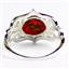 SR367, Created Red Brown Opal, 925 Sterling Silver Ladies Ring