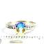 Mercury Mist Topaz, Sterling Silver Ladies Ring, SR371