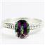 Mystic Fire Topaz, Sterling Silver Ladies Ring, SR371