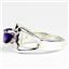 SR307, Amethyst, 925 Sterling Silver Ladies Ring