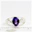 SR306, Amethyst, 925 925 Sterling Silver Ladies Ring