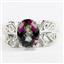 Mystic Fire Topaz, 925 Sterling Silver Ladies Ring, SR281