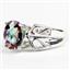 Mystic Fire Topaz, 925 Sterling Silver Ladies Ring, SR281