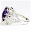 SR260, Amethyst, 925 Sterling Silver Ring