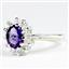 SR235, Amethyst, 925 Sterling Silver Ring