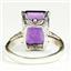 SR189, Amethyst, 925 Sterling Silver Ladies Ring