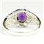 925 Sterling Silver Ladies Ring, Amethyst, SR113