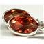 925 Sterling Silver Threader Earrings, Created Padparadscha Sapphire, SE005