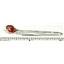 925 Sterling Silver Threader Earrings, Created Padparadscha Sapphire, SE005