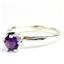 SR311, Amethyst, 925 Sterling Silver Ladies Ring