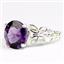 925 Sterling Silver Ladies Butterfly Ring, Amethyst, SR292