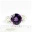 925 Sterling Silver Ladies Butterfly Ring, Amethyst, SR292