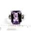 SR183, Amethyst, 925 Sterling Silver Ladies Ring