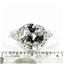 SR057, Cubic Zirconia, 925 Sterling Silver Ladies Ring