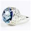 Sterling Silver Ladies Ring, Neptune Garden Topaz, SR009