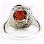Sterling Silver Ladies Ring, Mozambique Garnet, SR009