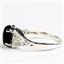 Sterling Silver Ladies Ring, Black Onyx, SR005
