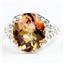 SR057, Twilight Fire Topaz, 925 Sterling Silver Ring