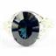 London Blue Topaz (concave cut), 925 Sterling Silver Ladies Ring, SR057
