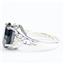 London Blue Topaz (concave cut), 925 Sterling Silver Ladies Ring, SR057