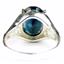 London Blue Topaz (concave cut), 925 Sterling Silver Ladies Ring, SR057