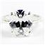 Silver Topaz, 925 Sterling Silver Ladies Ring, SR055