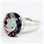 Sterling Silver Ladies Ring, Mystic Fire Topaz, SR055
