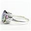 Sterling Silver Ladies Ring, Mystic Fire Topaz, SR055