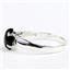 Black Onyx, 925 Sterling Silver Topaz Ladies Ring, SR058