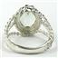 Green Amethyst (Prasiolite), 925 Sterling Ladies Silver Ring, SR070