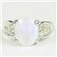 Rainbow Moonstone, 925 Sterling Silver Ladies Ring, SR369