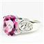 Pure Pink Topaz, 925 Sterling Silver Ladies Ring, SR369