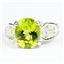 Peridot, 925 Sterling Silver Ladies Ring, SR369