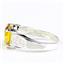 Golden Yellow CZ, 925 Sterling Silver Ladies Ring, SR369
