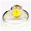 Golden Yellow CZ, 925 Sterling Silver Ladies Ring, SR369