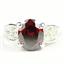 Garnet CZ, 925 Sterling Silver Ladies Ring, SR369