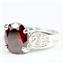 Garnet CZ, 925 Sterling Silver Ladies Ring, SR369