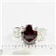 Garnet CZ, 925 Sterling Silver Ladies Ring, SR369